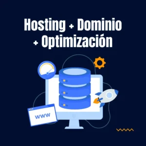 Hosting + Dominio + Optimización (Anual)